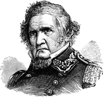 Lieutenant General Winifred Scott, a long-serving US Army officer who ran unsuccessfully for president against Franklin Pierce.