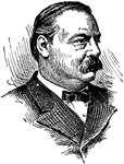 (1837-1908) Grover Cleveland was the 22nd (1885-89) and the 24th (1893-97) President of the United States, and the only President to serve two non-consecutive terms.