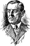 (1856-1924) Wilson was the 28th President of the United States (1913-21).