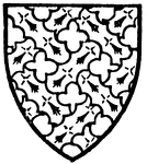 Hugh Giffard (14th century) bore Gules with an engrailed fret of ermine.