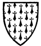 The Duke of Brittany's shield bore Plain ermine