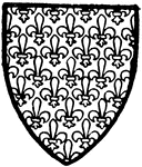 Mortimer of Norfolk bore gold powdered with fleur-de-lys sable