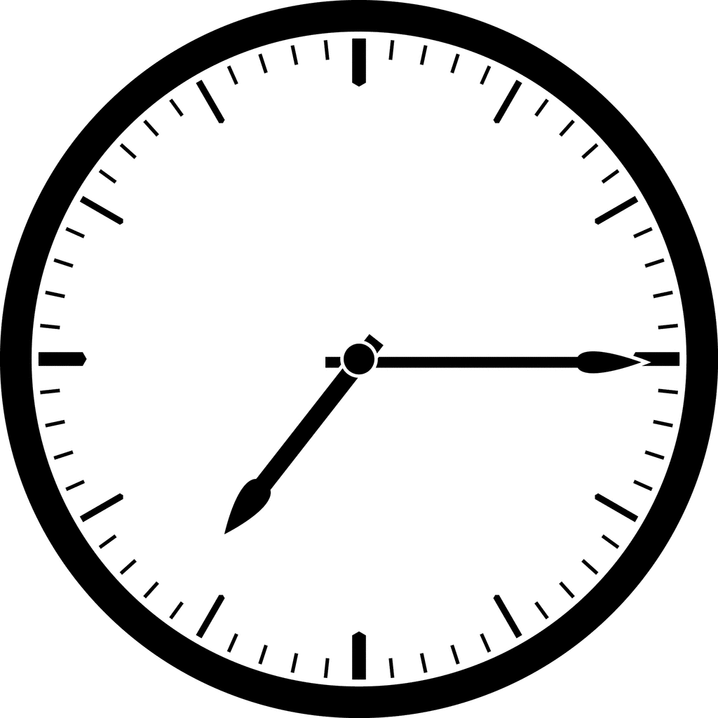Clock 7:15 | ClipArt ETC