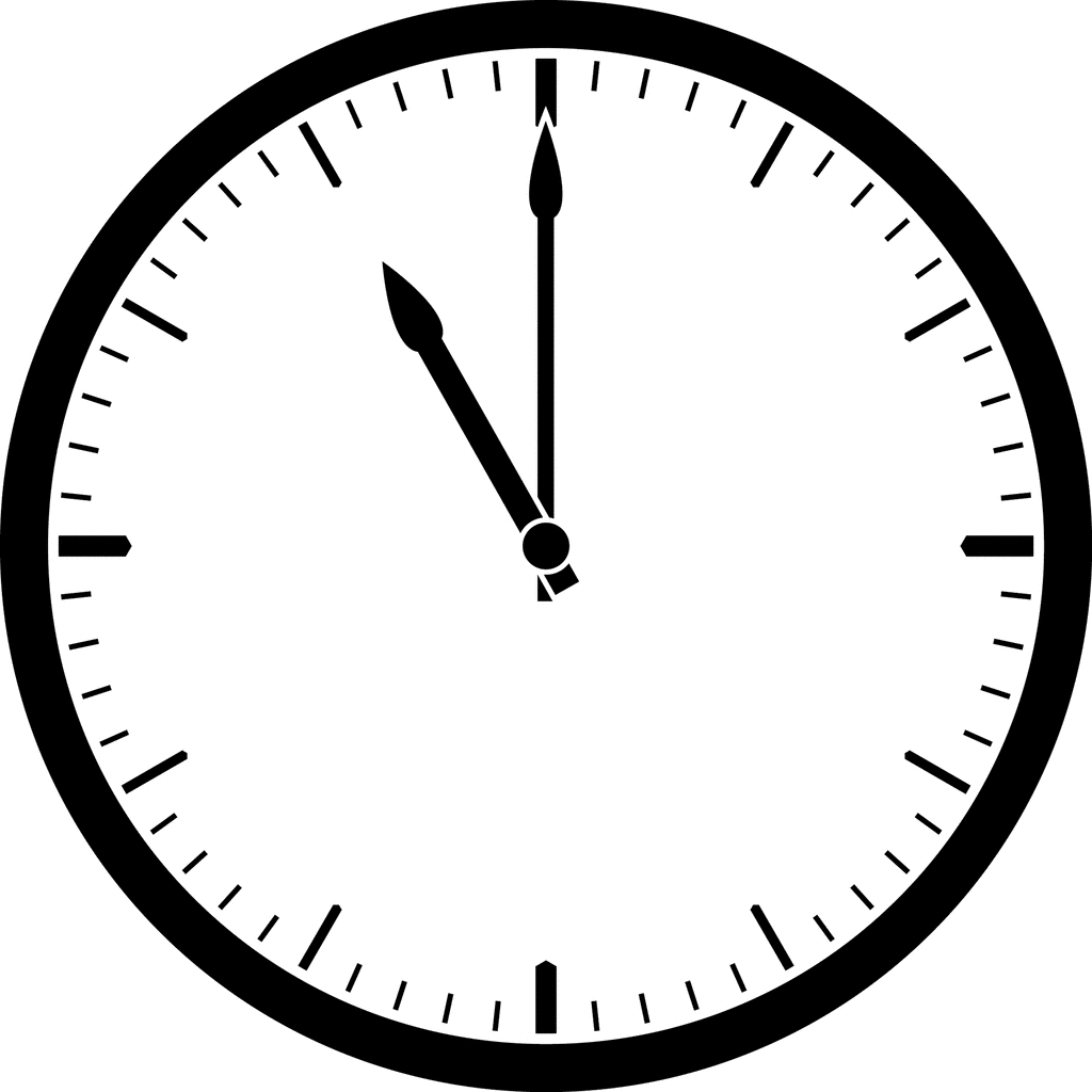 Clock 11 00 ClipArt ETC