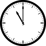 The ClipArt gallery of Plain Clocks Hour 11 offers 60 images of clocks showing the time from 11:00 to 11:59 in one minute intervals.