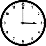 The ClipArt gallery of Arabic Numeral Clocks Hour 3 offers 60 images of clocks showing the time from 3:00 to 3:59 in one minute intervals.