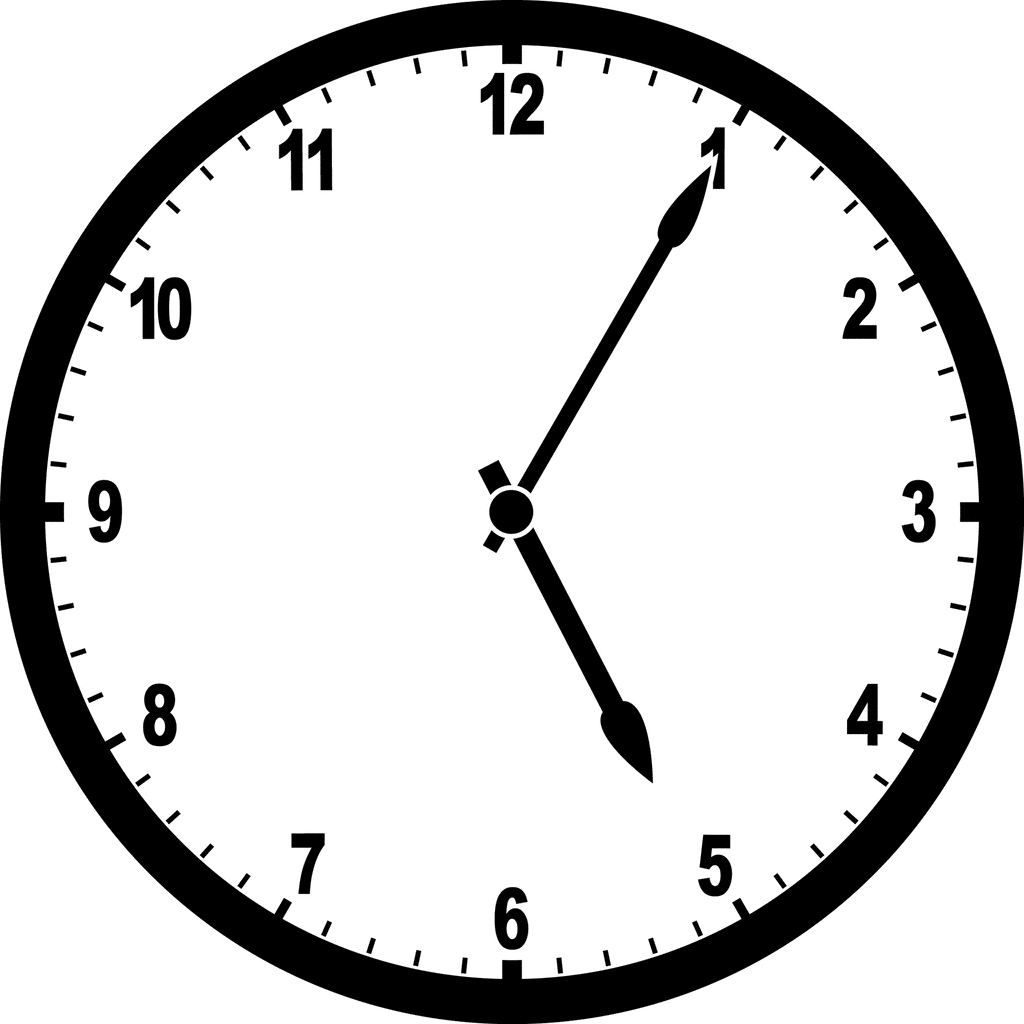 Clock 5 05 ClipArt ETC