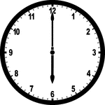 The ClipArt gallery of Arabic Numeral Clocks Hour 6 offers 60 images of clocks showing the time from 6:00 to 6:59 in one minute intervals.