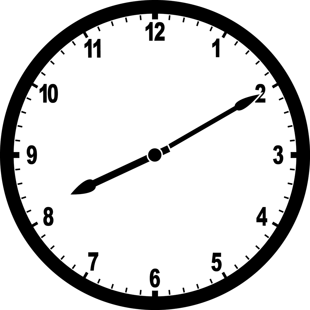 Clock 8 10 Clipart Etc
