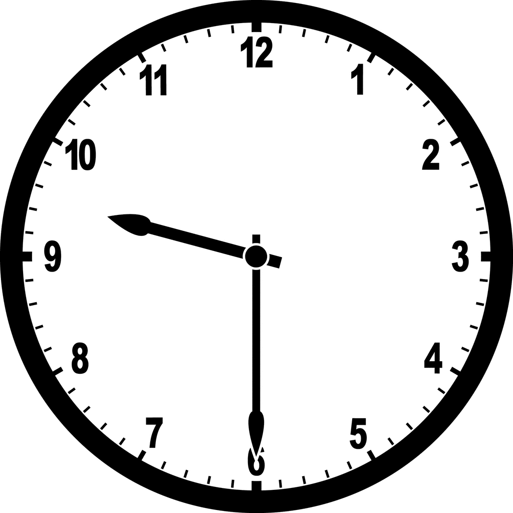 Clock 9 30 ClipArt ETC