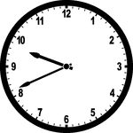 Round clock with numbers showing time 9:41
