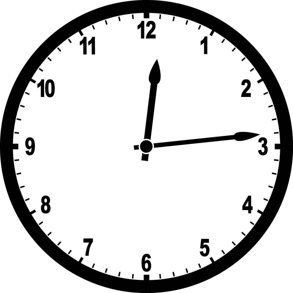 Clock 12 14 ClipArt ETC