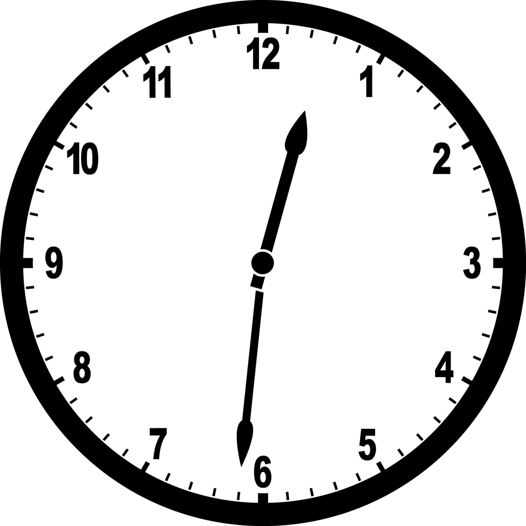 Clock 12:31 | ClipArt ETC