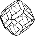 The combination of icositetrahedron and rhombic dodecahedron.
