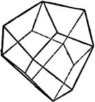 "This is the hemihedral form of the triakis-octahedron; it has the indices {hhk} and is bounded by tweleve trapazoidal faces." -The Encyclopedia Britannica 1910