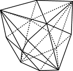 "The hemihedral form {hkl} of the hexakis-octahedron; it is bounded by twenty-four scalene triangles and is the general form of the class." -The Encyclopedia Britannica 1910