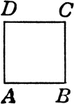 Square with angles labeled. A rectangle with four equal sides.
