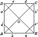 Octagon constructed from a square.