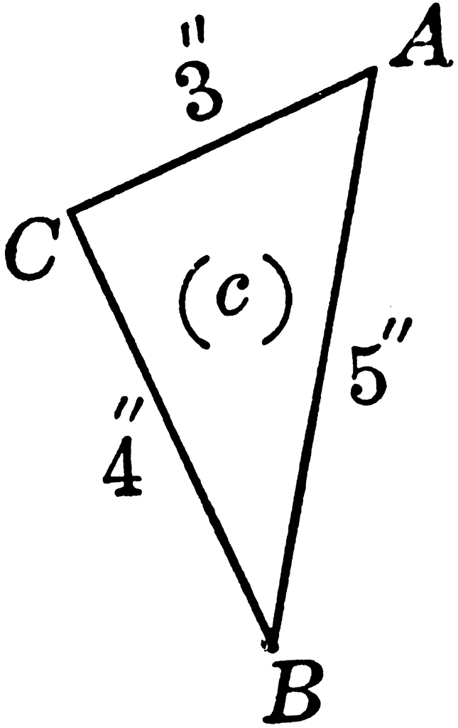 Right Triangle 3 4 5 Clipart Etc