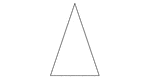 An isosceles triangle with angles 37, 71.5, 71.5