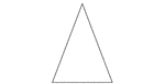 An isosceles triangle with angles 41, 69.5, 69.5