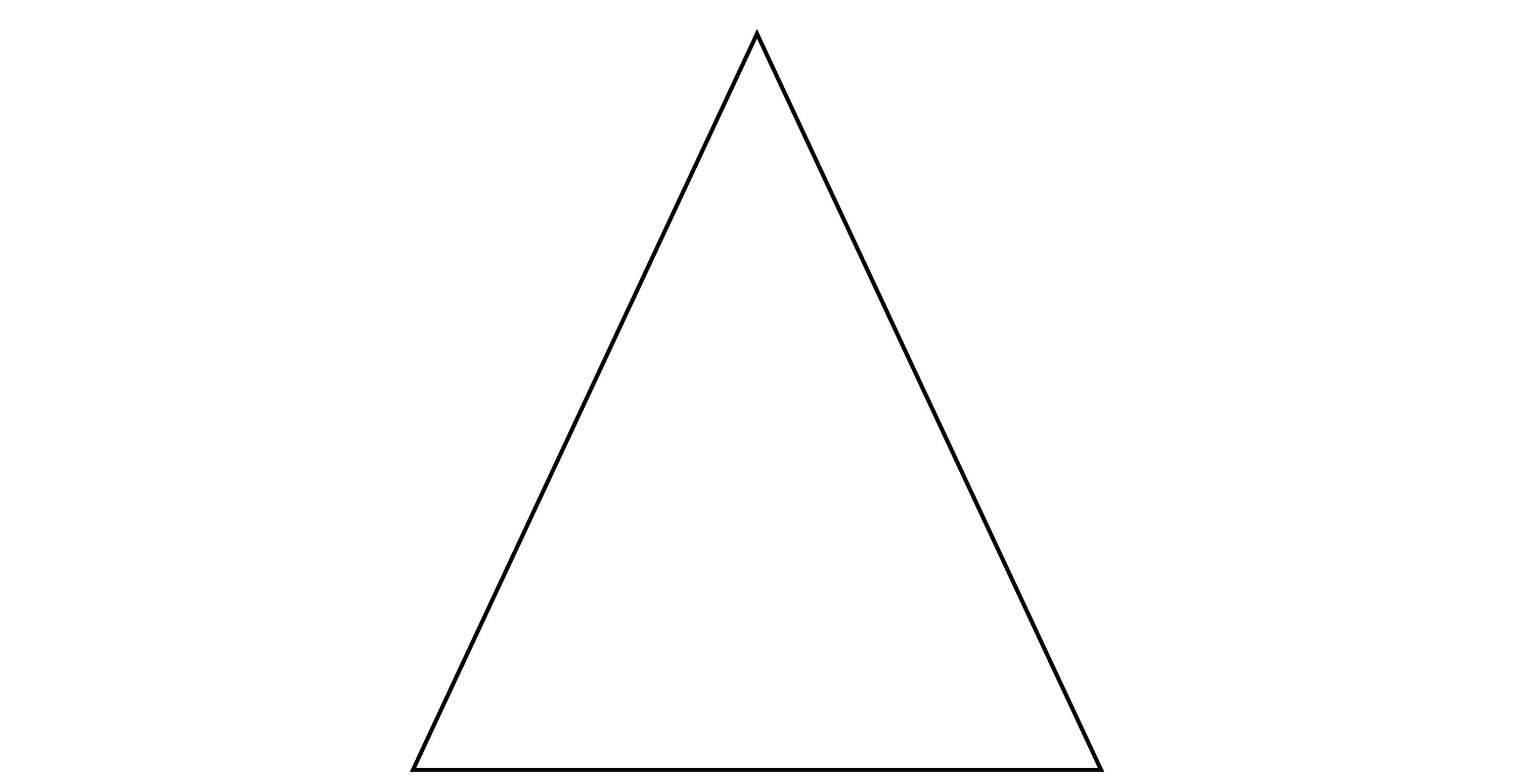 Равносторонний треугольник шаблон