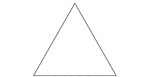 An isosceles triangle with angles 59, 60.5, 60.5