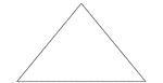 An isosceles triangle with angles 78, 51, 51