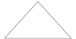 An isosceles triangle with angles 84, 48, 48