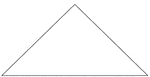 An isosceles triangle with angles 91, 44.5, 44.5