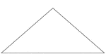 An isosceles triangle with angles 97, 41.5, 41.5