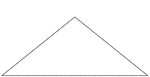 An isosceles triangle with angles 102, 39, 39