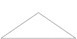 An isosceles triangle with angles 110, 35, 35