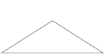 An isosceles triangle with angles 115, 32.5, 32.5