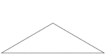 An isosceles triangle with angles 119, 30.5, 30.5