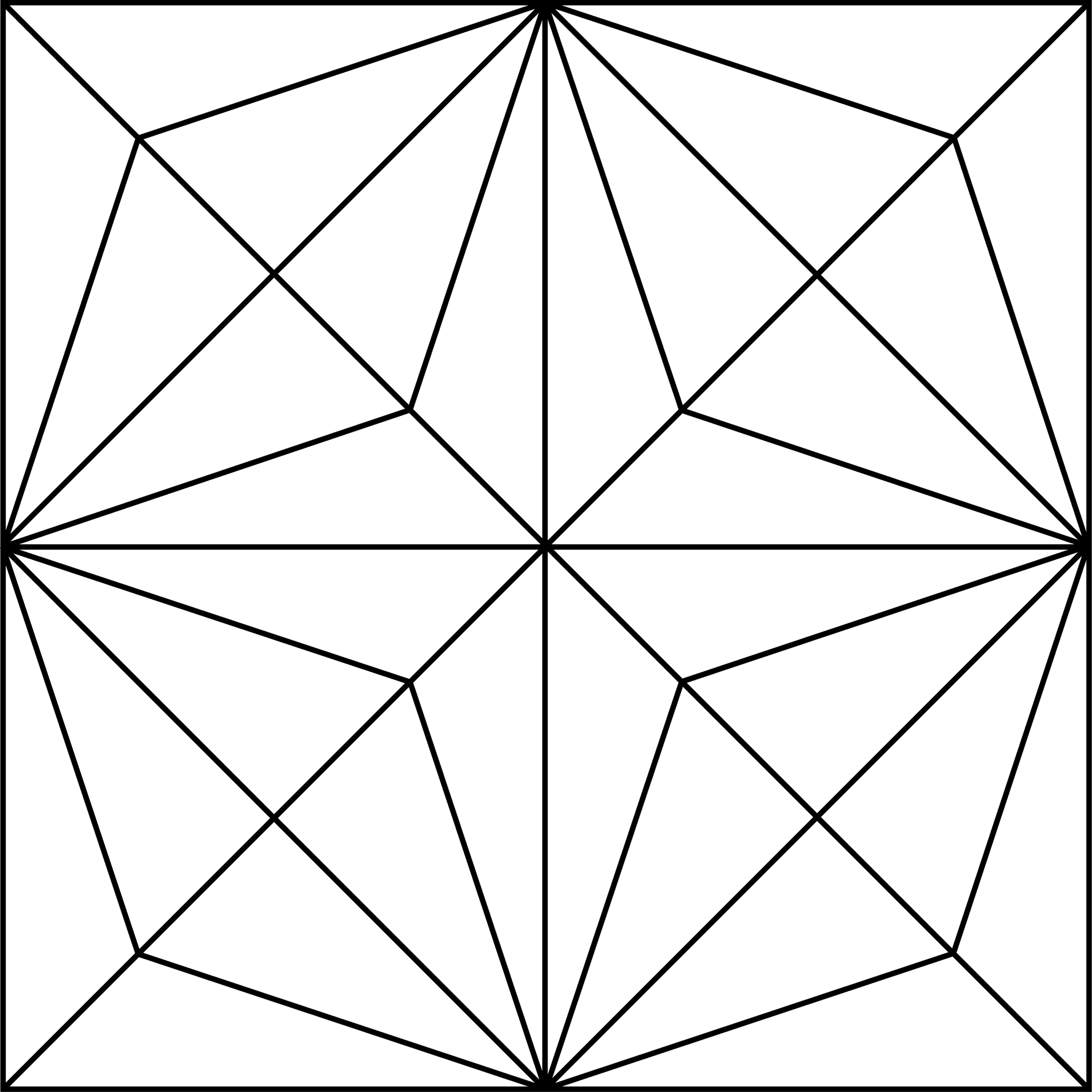 Симметричный геометрический орнамент