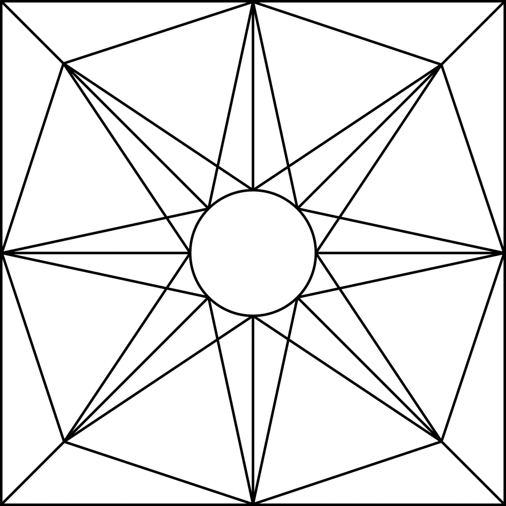 Geometric Block Pattern 71 | ClipArt ETC