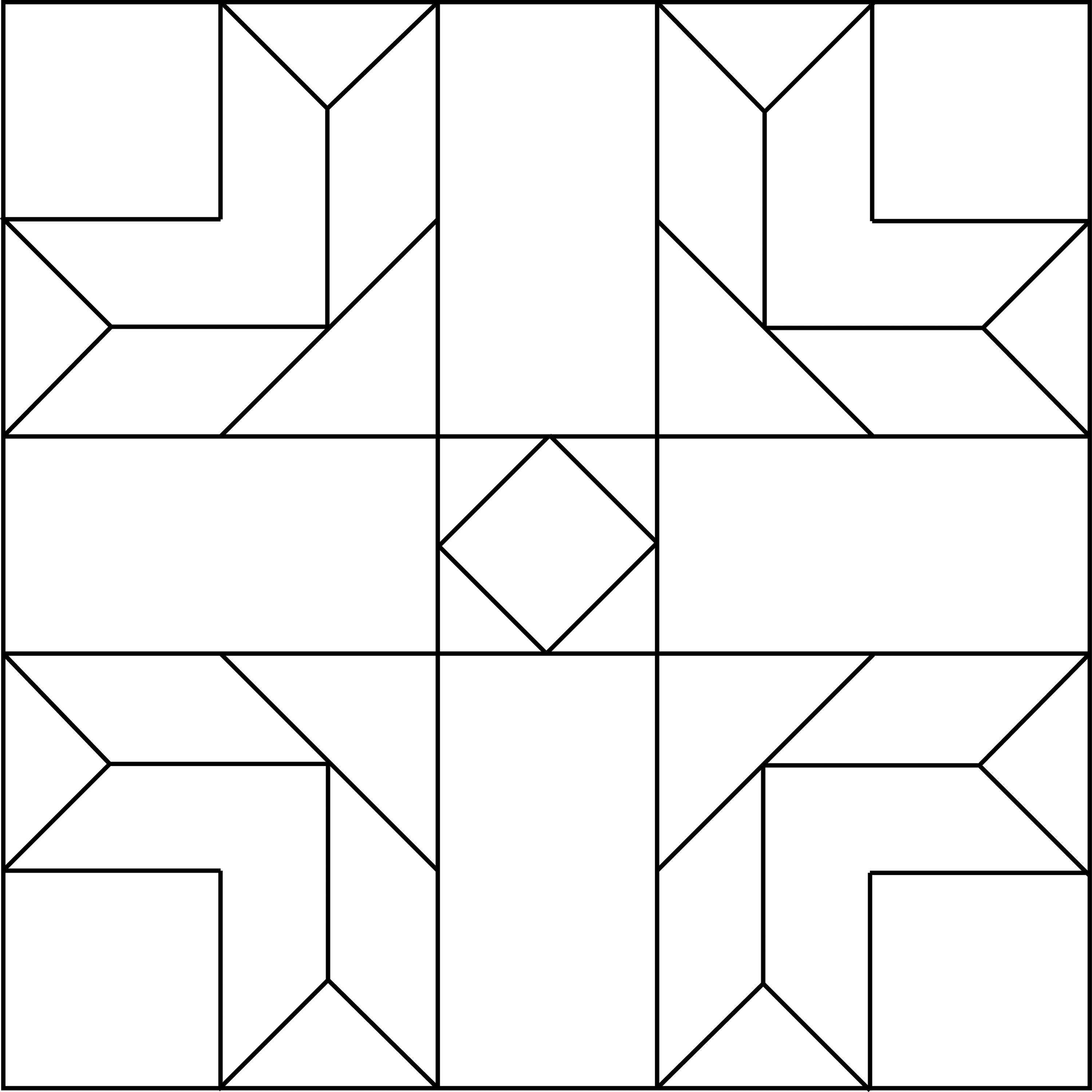 Geometric Block Pattern 92 Clipart Etc