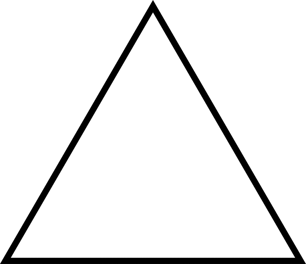 Треугольник в квадрате символ