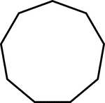 Polygon consisting of 9 sides