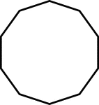 Polygon consisting of 10 sides