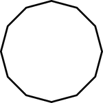 Polygon consisting of 12 sides