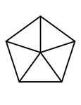 5/5 of a 5 sided polygon