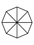 8/8 of a 8 sided polygon