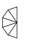 5/10 of a 10 sided polygon