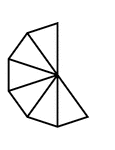 6/10 of a 10 sided polygon