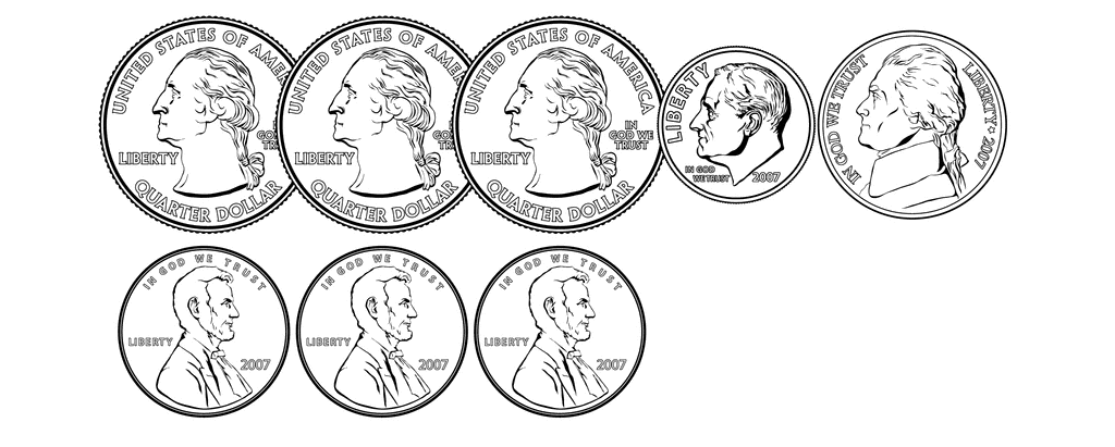 93 Cents ClipArt ETC