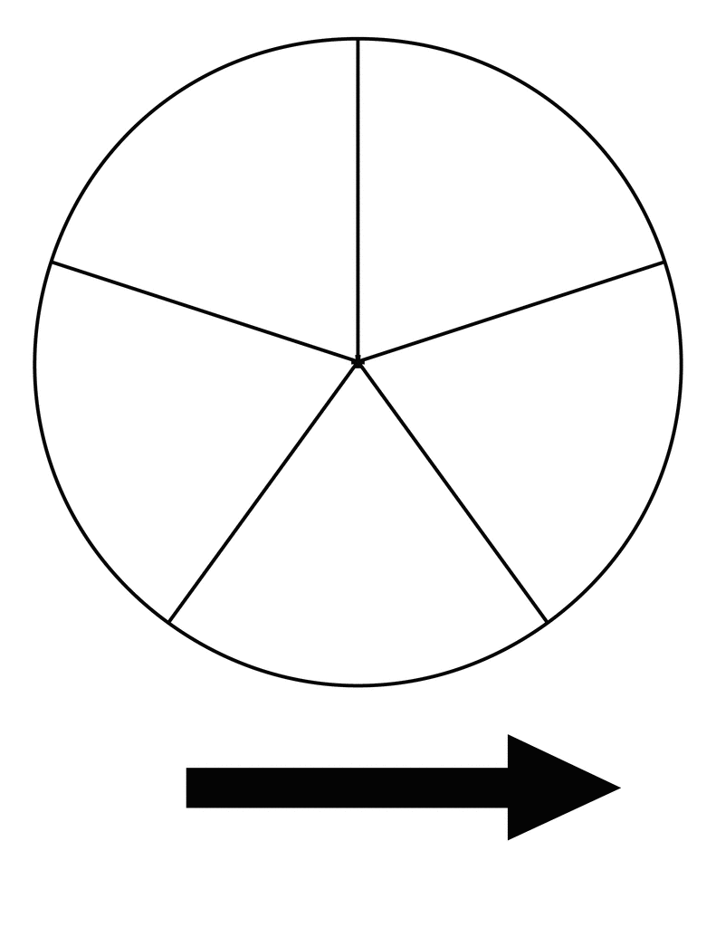 Круг деятельности 5. Круг разделенный на части. Круг поделенный на сектора. Сектор круга. Круг разделенный на 6 частей.