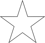 5 pointed star
