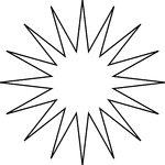 16 pointed star